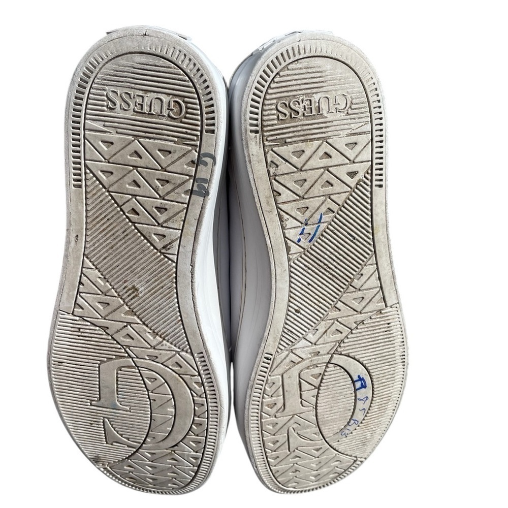 Guess Los Angeles Women White Sneakers Size 8 - Picture 6 of 7